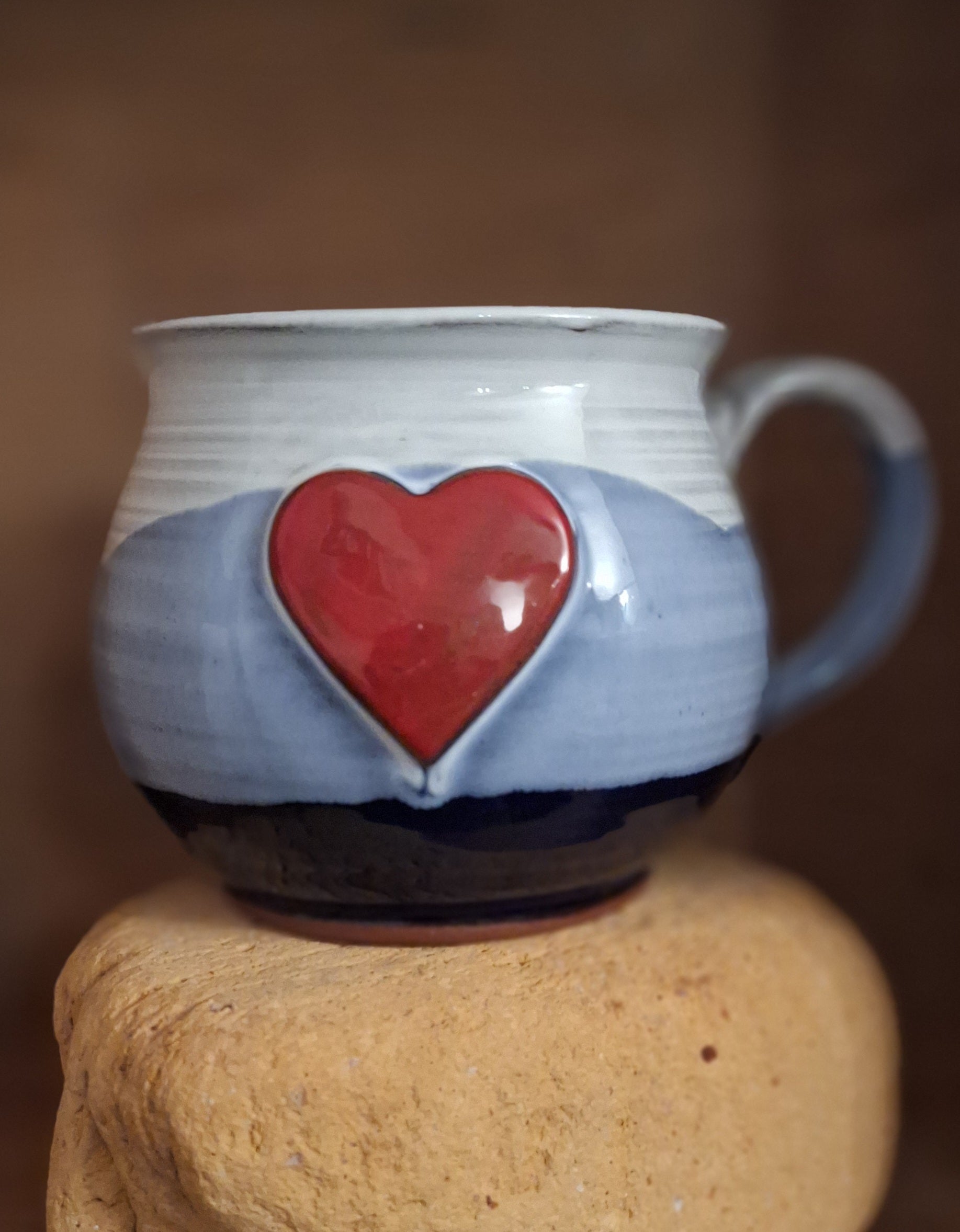 Herz-Becher „Küstenblau 1"