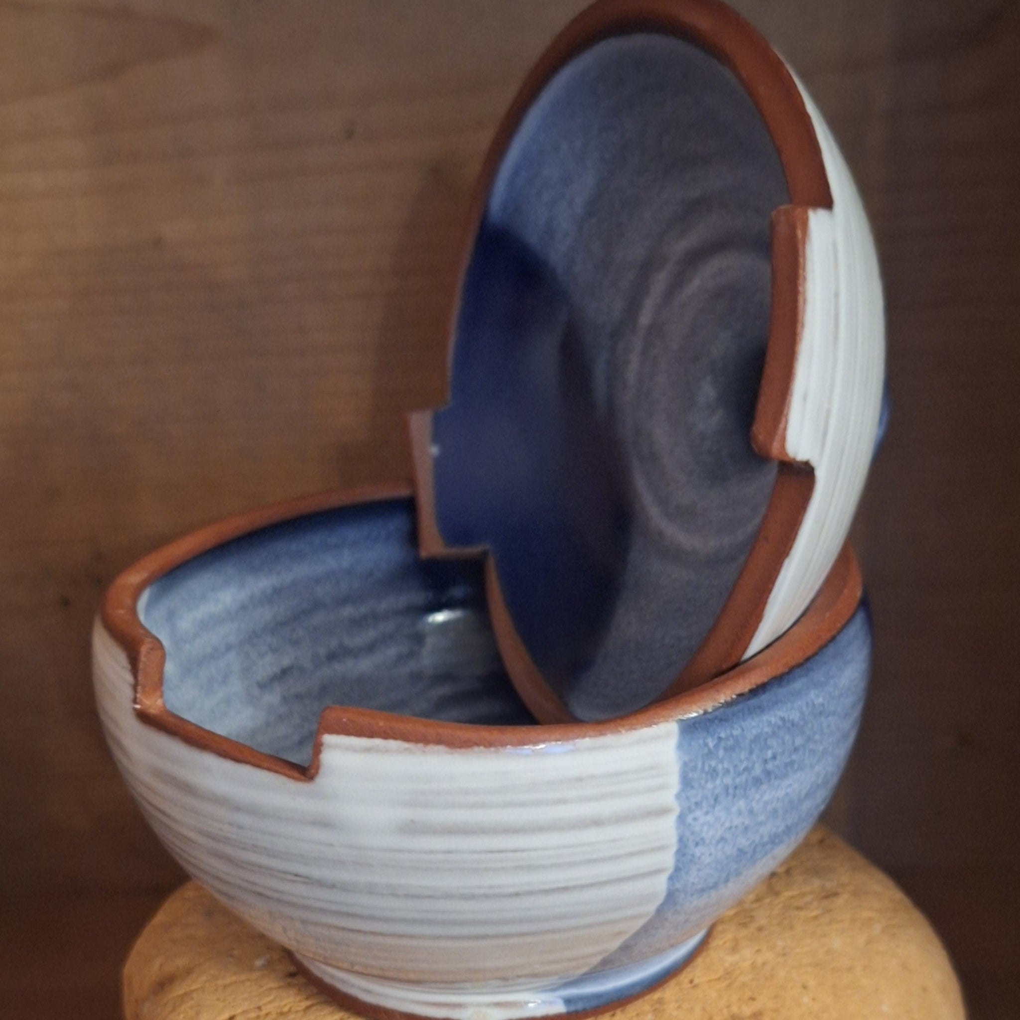 Schale mit Deckel „Seebrise“